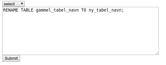 DB2 table struktru